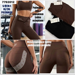 Legginsy ocieplane damskie  S/M-XL/2XL