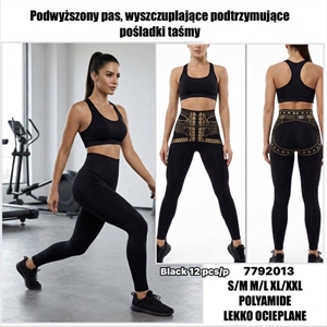 Legginsy ocieplane damskie  S/M-XL/2XL