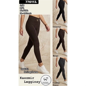 Legginsy ocieplane damskie  S-2XL