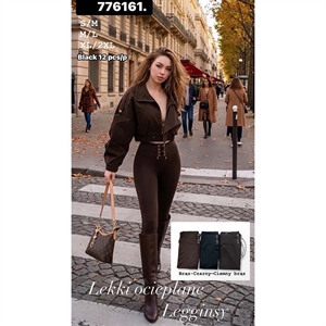 Legginsy ocieplane damskie  S-2XL