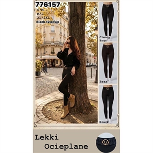 Legginsy ocieplane damskie  S-2XL