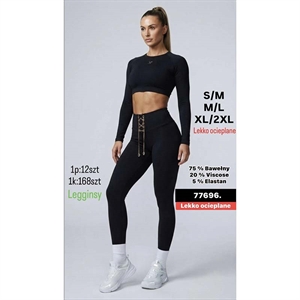 Legginsy ocieplane damskie  S-2XL