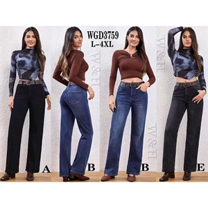 Jeansy damskie L-4XL