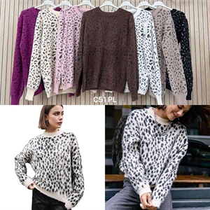 Sweter damski okrągły
