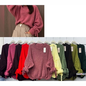 Sweter damski okrągły