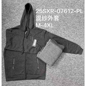 Bluza męska rozpinana na zamek z kapturem  M-4XL