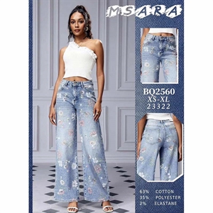 Jeansy szerokie nogawki M'sara  XS-XL