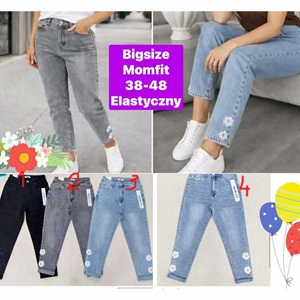 Jeansy mom fit Big Size  38-48
