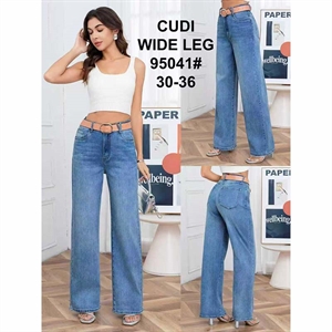 Jeansy szerokie nogawki  30-36