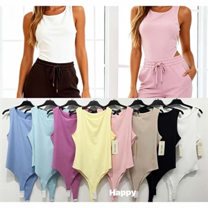 Body damskie bez rękawów produkt Włoski