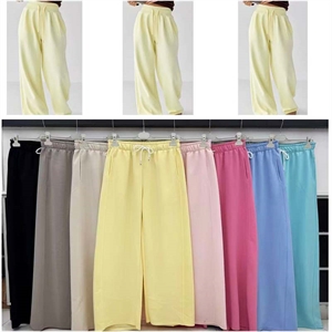 Spodnie szerokie nogawki damskie produkt Włoski