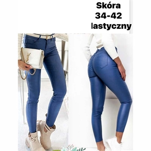 Spodnie ze sztucznej skóry  34-42