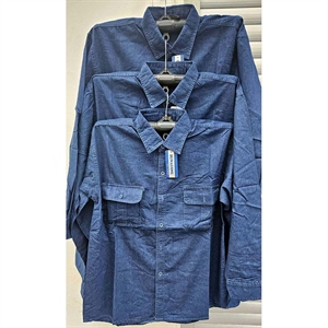 Koszula męska jeansowa długi rękaw  L-4XL