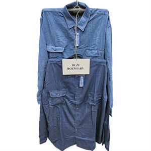 Koszula męska jeansowa długi rękaw Big Size  4XL-8XL