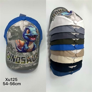 Czapka chłopięca z daszkiem  54-56cm