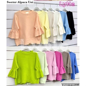 Sweter damski okrągły