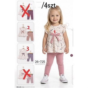 Komplet dziewczęcy 9-24m