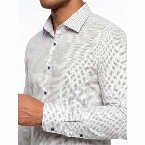 Koszula męska eleganckie we wzór krój slim fit produkt Turecki  M-2XL
