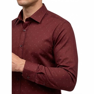 Koszula męska eleganckie we wzór krój slim fit produkt Turecki  M-2XL