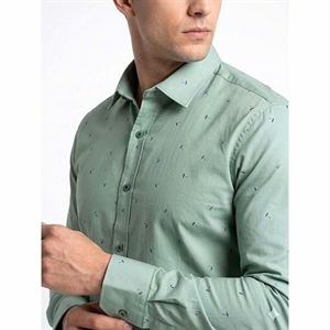 Koszula męska eleganckie we wzór krój slim fit produkt Turecki  M-2XL