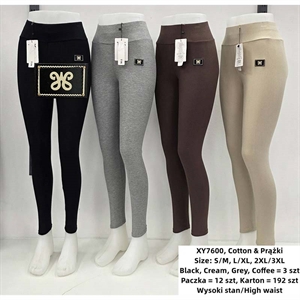Legginsy długie damskie  S/M-2XL/3XL