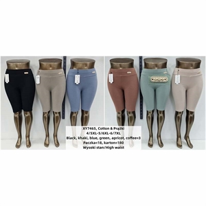 Legginsy krótkie damskie Big Size  4/5XL-6/7XL