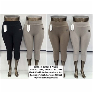 Legginsy krótkie damskie Big Size  4XL/5XL-6XL/7XL