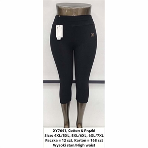 Legginsy krótkie damskie Big Size  4XL/5XL-6XL/7XL