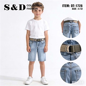 Spodenki jeansowe chłopięce 4-12 lat
