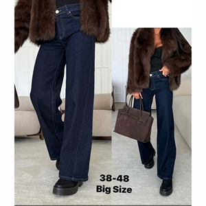Jeansy szerokie nogawki Big Size  38-48