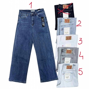 Jeansy szerokie nogawki Big Size  40-48