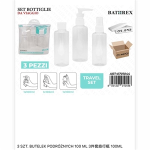 Zestaw butelek podróżnych