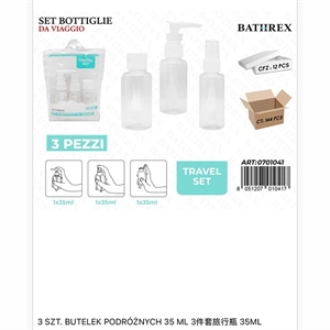 Zestaw butelek podróżnych