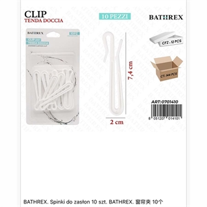 Kółka do zasłon prysznicowych