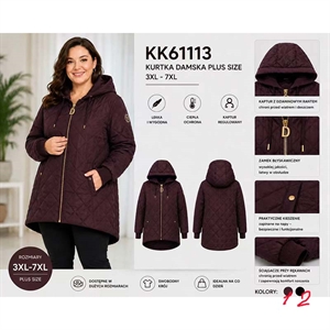 Kurtka damska Big Size  3XL-7XL