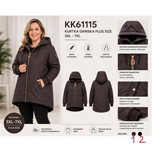 Kurtka damska Big Size  3XL-7XL