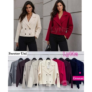 Sweter damski zapinany na guziki