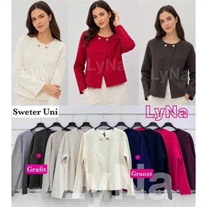 Sweter damski okrągły