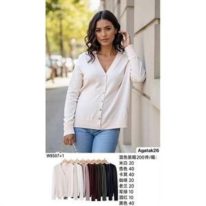 Sweter damski zapinany na guziki