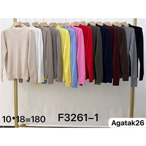 Sweter damski z półgolfem