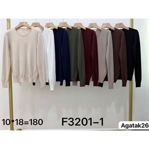 Sweter damski okrągły