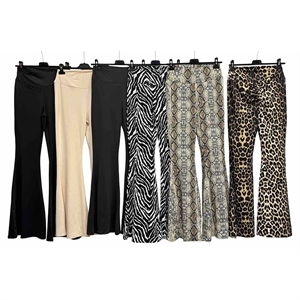 Legginsy dzwony damskie produkt Włoski
