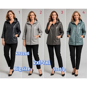 Kurtka skórzana damska Big Size  2XL-7XL