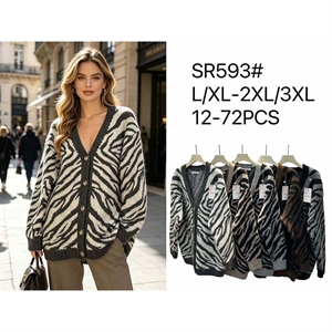 Sweter damski zapinany na guziki L/XL 2XL/3XL