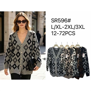 Sweter damski zapinany na guziki L/XL 2XL/3XL