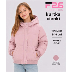 Cienka kurtka dziewczęca 8-16  lat
