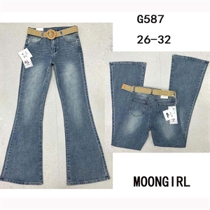 Jeansy dzwony damskie  26-32