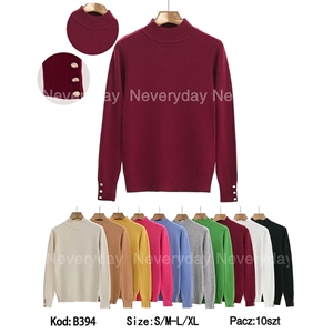 Sweter damski z półgolfem (S/M-L/XL)