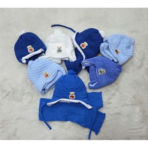 Komplet Czapka + Szalik  0-3m