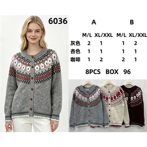 Sweter damski zapinany na guziki M/L-XL/2XL